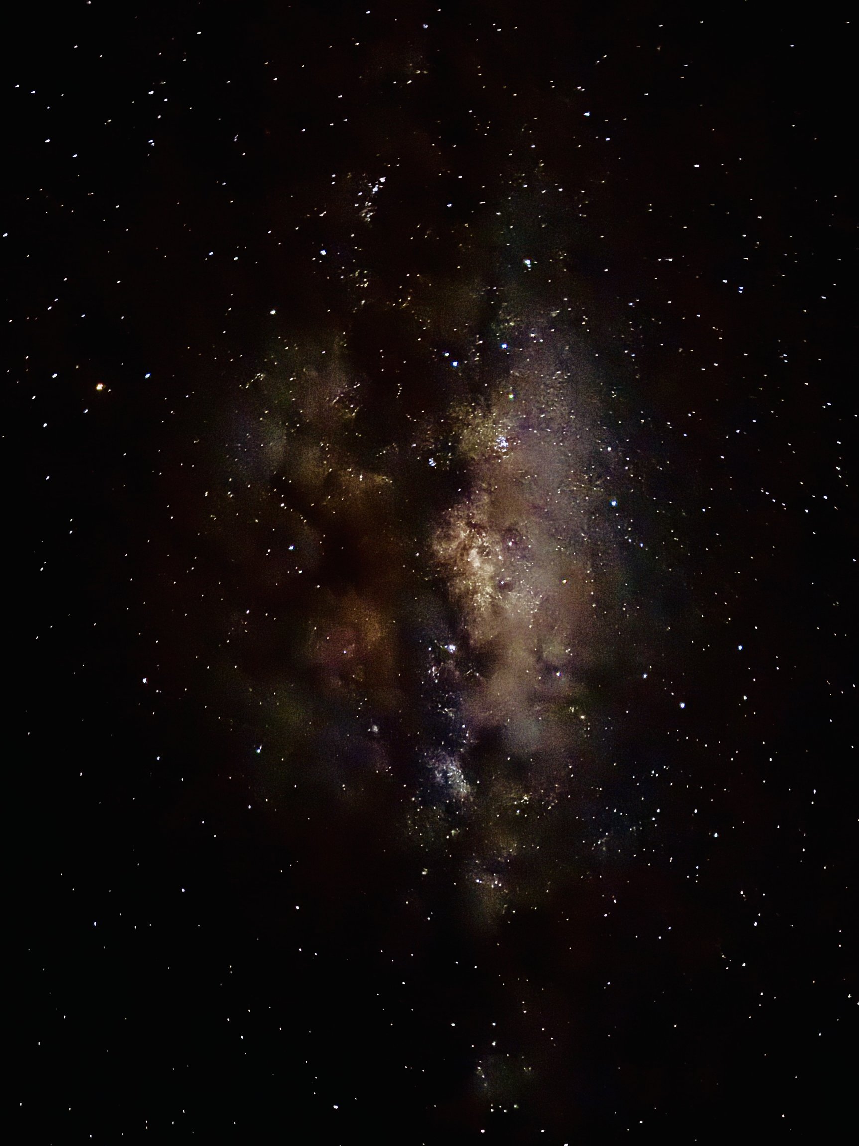 Via Láctea no céu noturno do Xingu