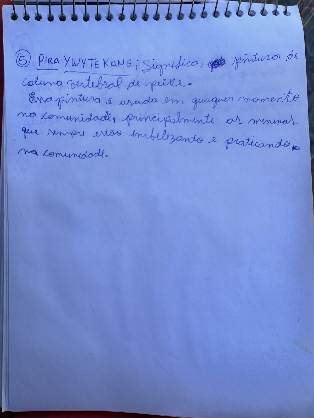 Ficha manuscrita 6 — ARU'A TAPAKA