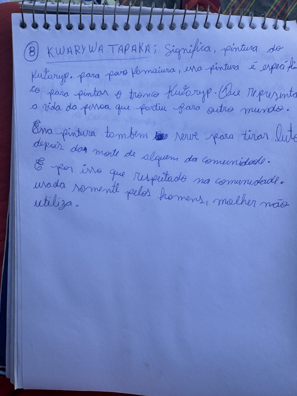 Ficha manuscrita 9 — TAPAKA PIRAKANG